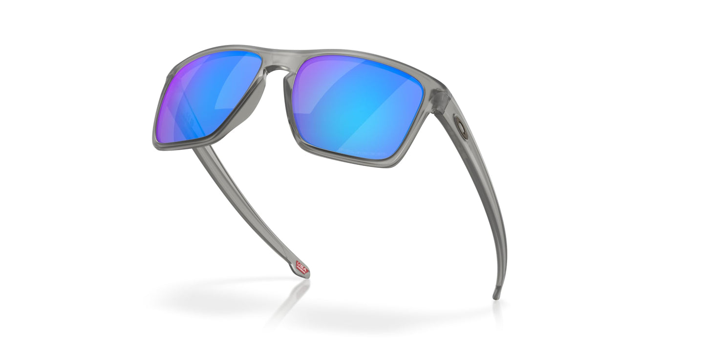 Oakley Man Sunglasses Matte Black Frame, Grey Lenses, 57MM