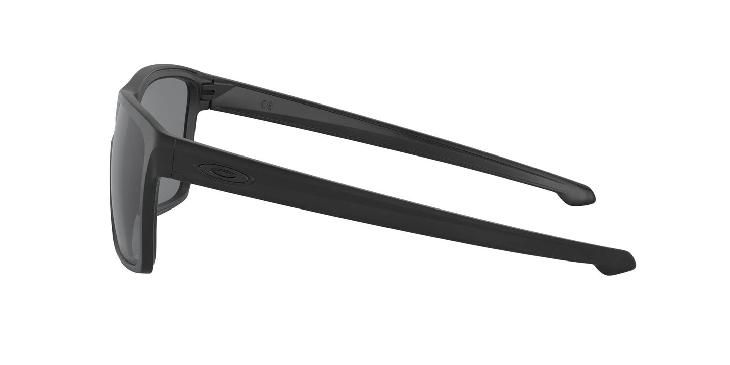 Oakley Man Sunglasses Matte Black Frame, Grey Lenses, 57MM