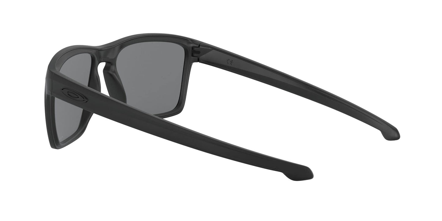 Oakley Man Sunglasses Matte Black Frame, Grey Lenses, 57MM