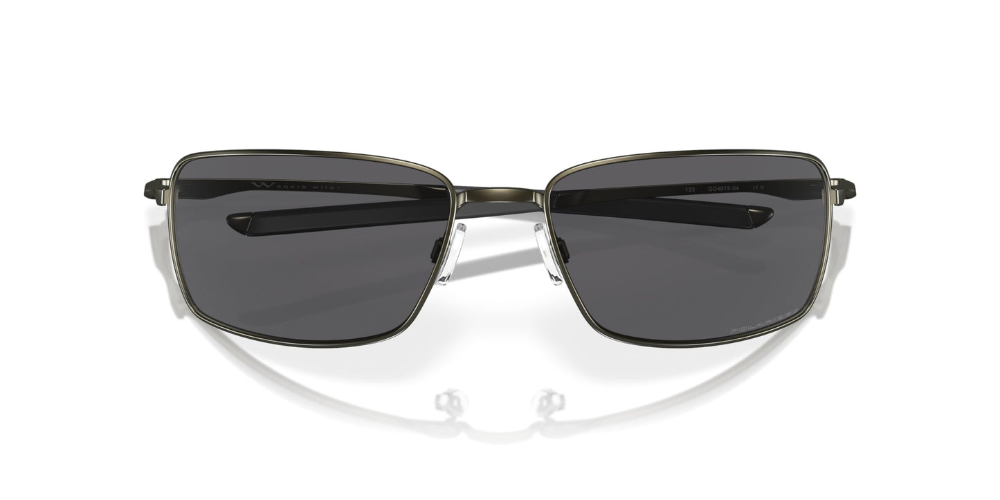 Oakley Men's OO4075 Square Wire Rectangular Metal Sunglasses