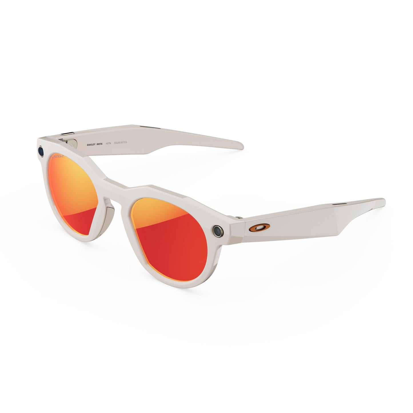 Oakley Meta HSTN, Clear | Smart AI Glasses for Men, Women — Performance for Sports, Athletes — Camera, Audio, Video — 8 Hour Battery — 3K HD Resolution — Clear to Grey Transitions® Lenses
