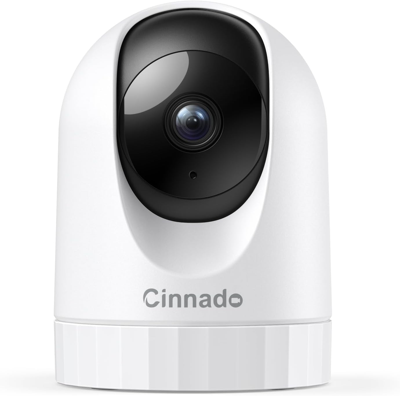 Cinnado Security Camera Indoor-2K 360° WiFi Cameras for Home Security，Pet/Dog/Baby Camera with Phone app, 2-Way Audio, Night Vision, 24/7 SD Card Storage, Works with Alexa & Google Home (2.4Ghz)-D1