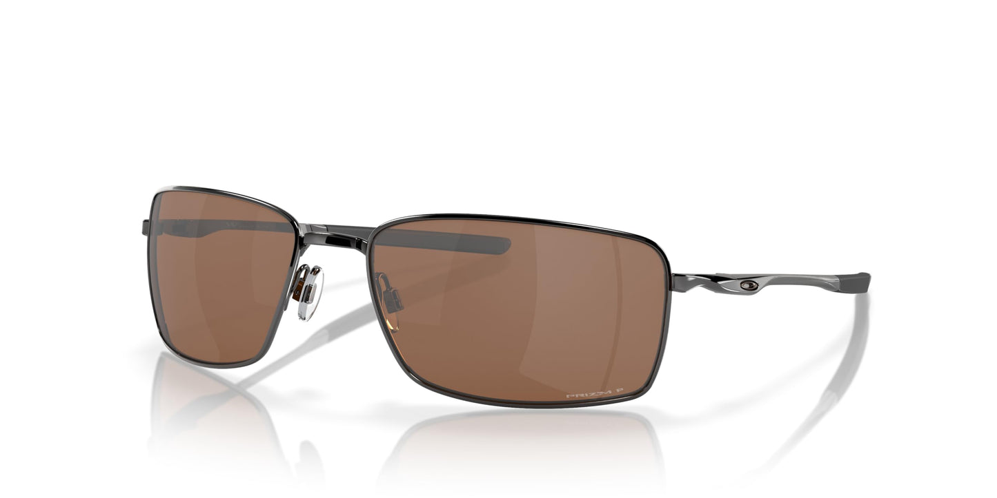 Oakley Men's OO4075 Square Wire Rectangular Metal Sunglasses
