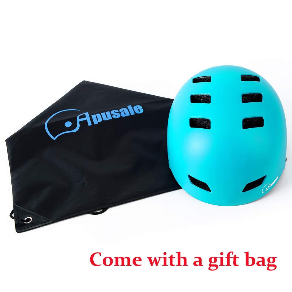 Bike Skateboard Helmet, Adjustable and Multi-Sport for Skate Scooter, 3 Sizes for Adult Youth Kids Toddler