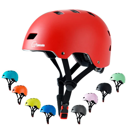 Bike Skateboard Helmet, Adjustable and Multi-Sport for Skate Scooter, 3 Sizes for Adult Youth Kids Toddler