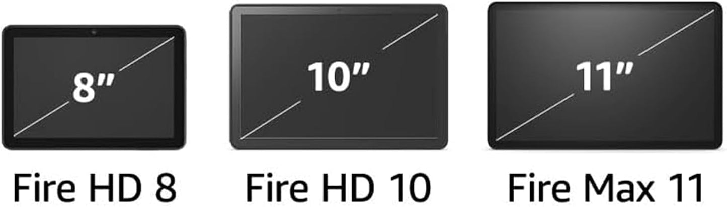 Amazon Fire HD 10 tablet (newest model) built for relaxation, 10.1" vibrant Full HD screen, octa-core processor, 3 GB RAM, 32 GB, Lilac