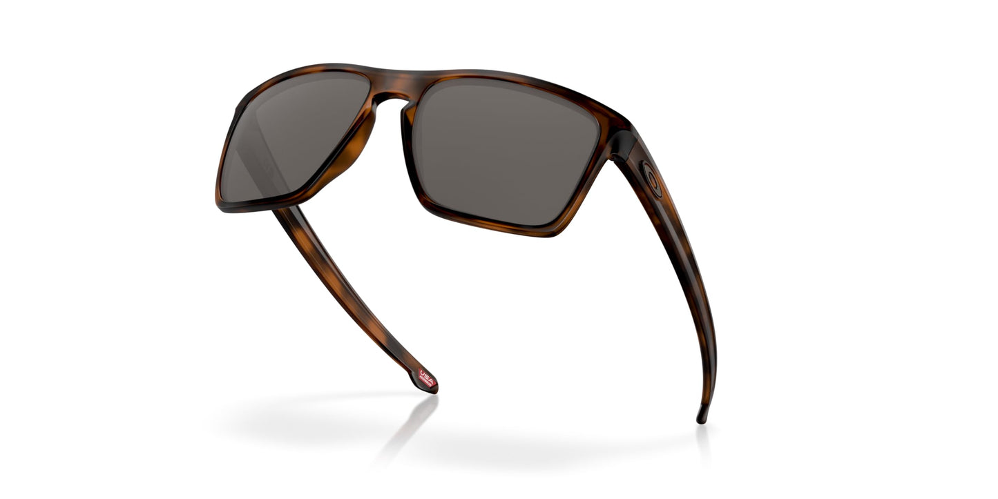 Oakley Man Sunglasses Matte Black Frame, Grey Lenses, 57MM