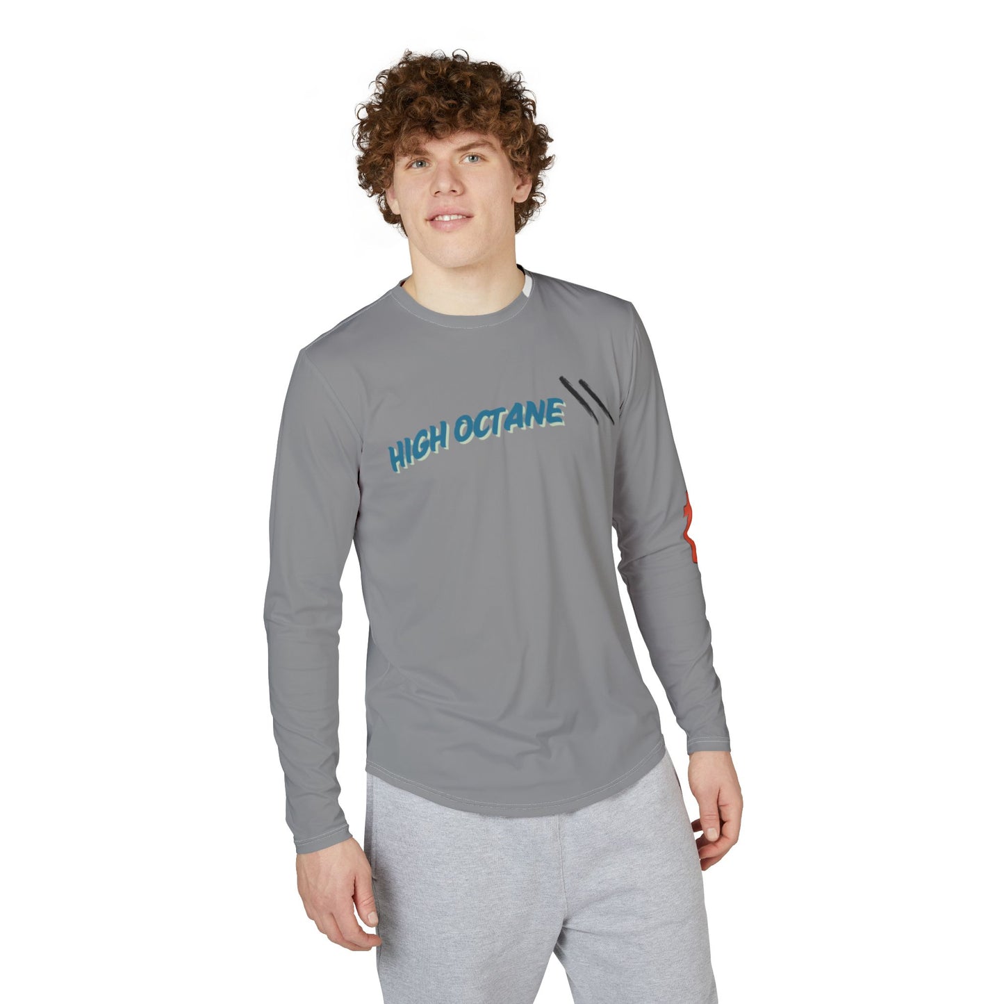 Simple Expressions- High Octane squad Men's UV Protection Long Sleeve Shirt (AOP)