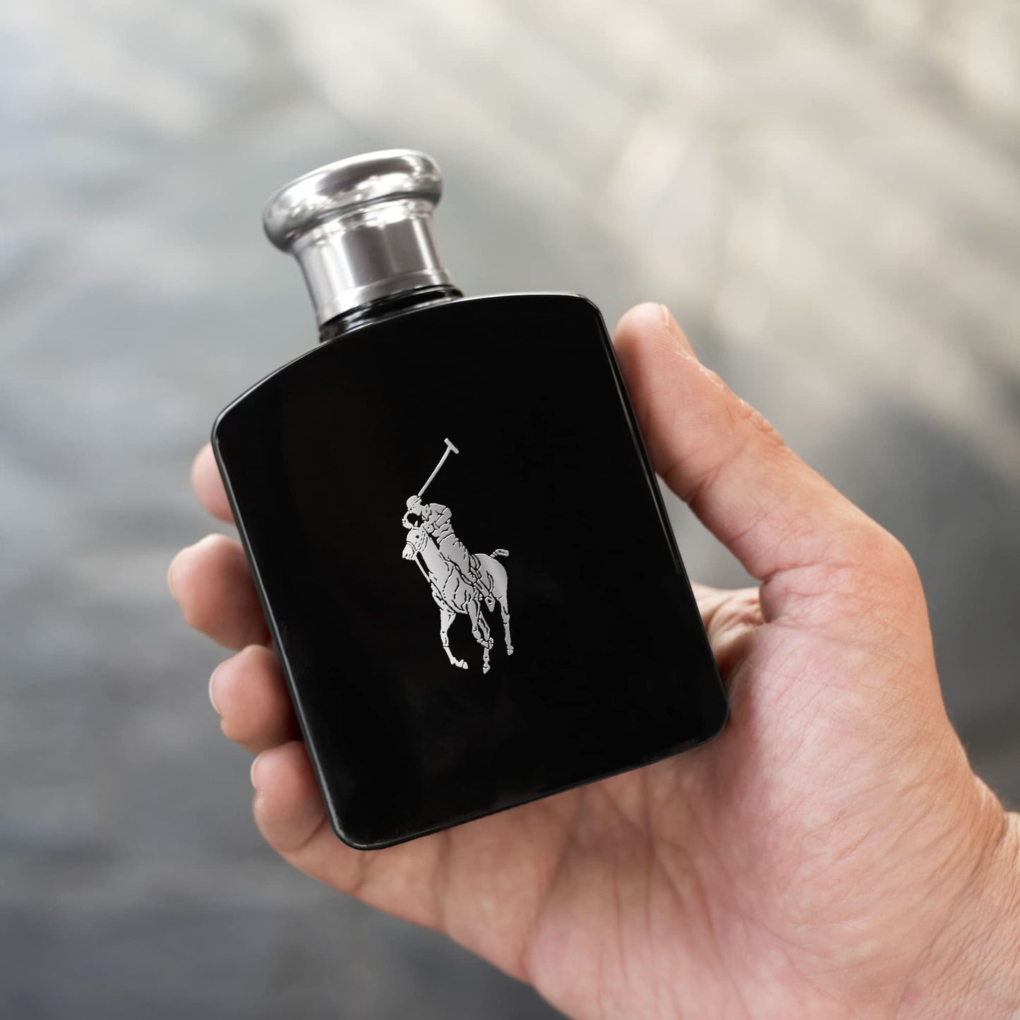 RALPH LAUREN FRAGRANCES - Polo Black - Eau de Toilette - Men's Cologne - Woody & Fresh - With Patchouli, Sandalwood, and Mandarin - Medium Intensity