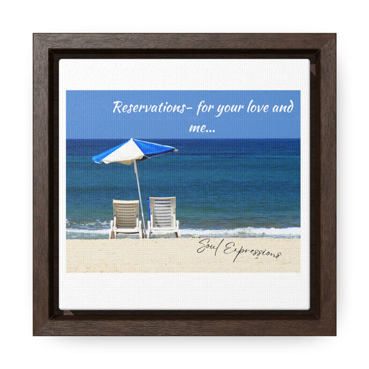 Simple Expressions.  Gallery Canvas Wraps, Square Frame