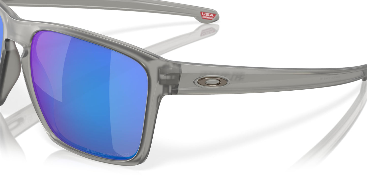 Oakley Man Sunglasses Matte Black Frame, Grey Lenses, 57MM
