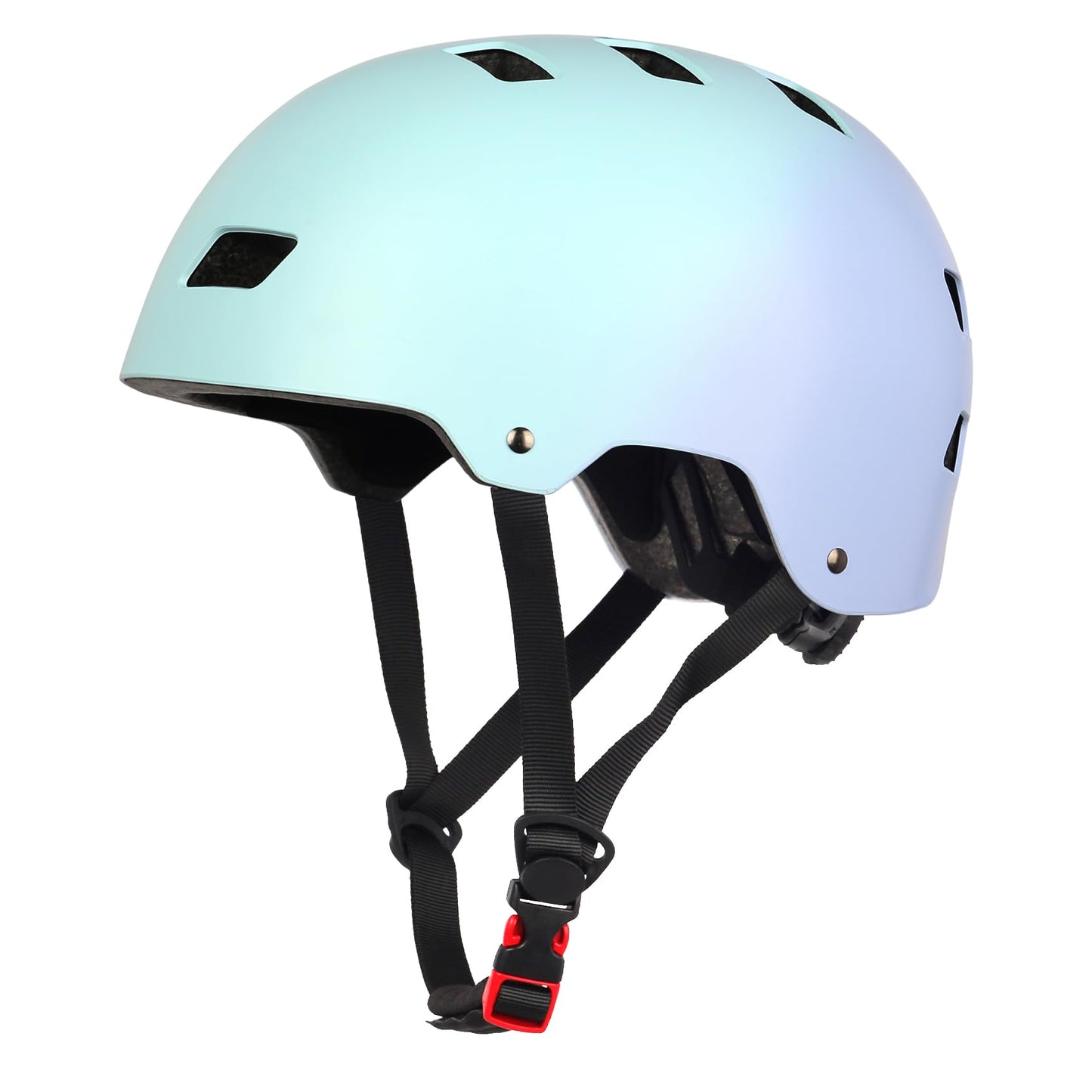 Bike Skateboard Helmet, Adjustable and Multi-Sport for Skate Scooter, 3 Sizes for Adult Youth Kids Toddler