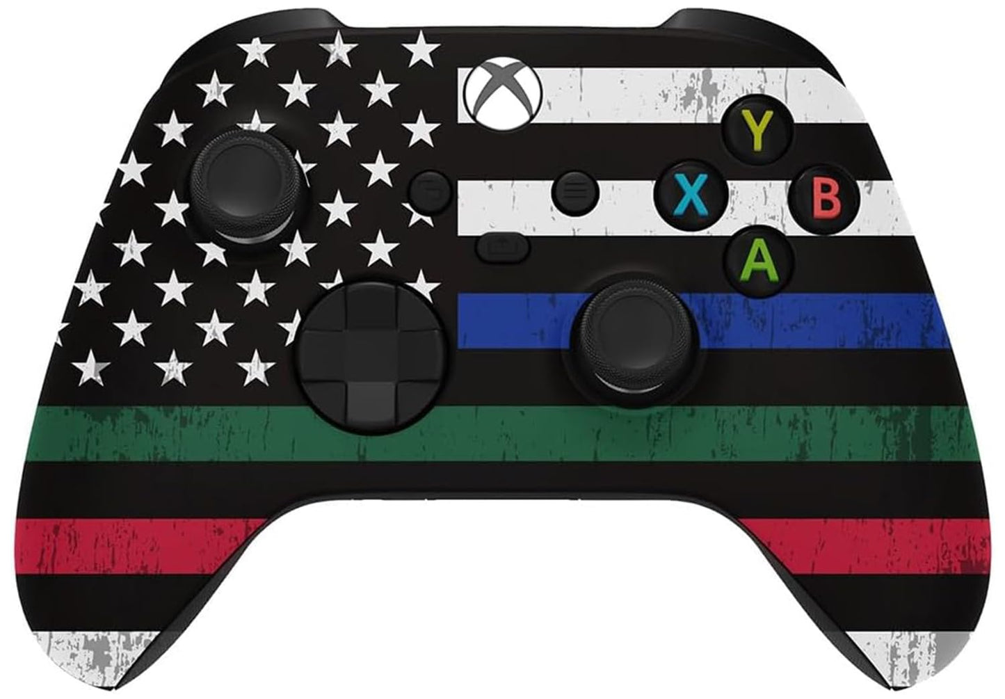 Custom Controllerzz Wireless Controller for Microsoft Xbox Series X/S & Xbox One - Custom Soft Touch Feel - Custom Series X/S Controller (X/S Bloody Zombie)