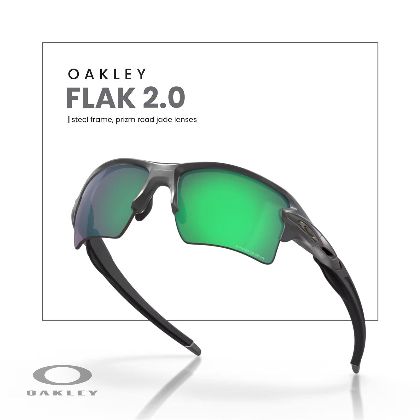 OAKLEY Flak 2.0 XL OO9188 Rectangle Sunglasses For Men+ Bundle Accessory Leash Kit, Microfiber Pouch