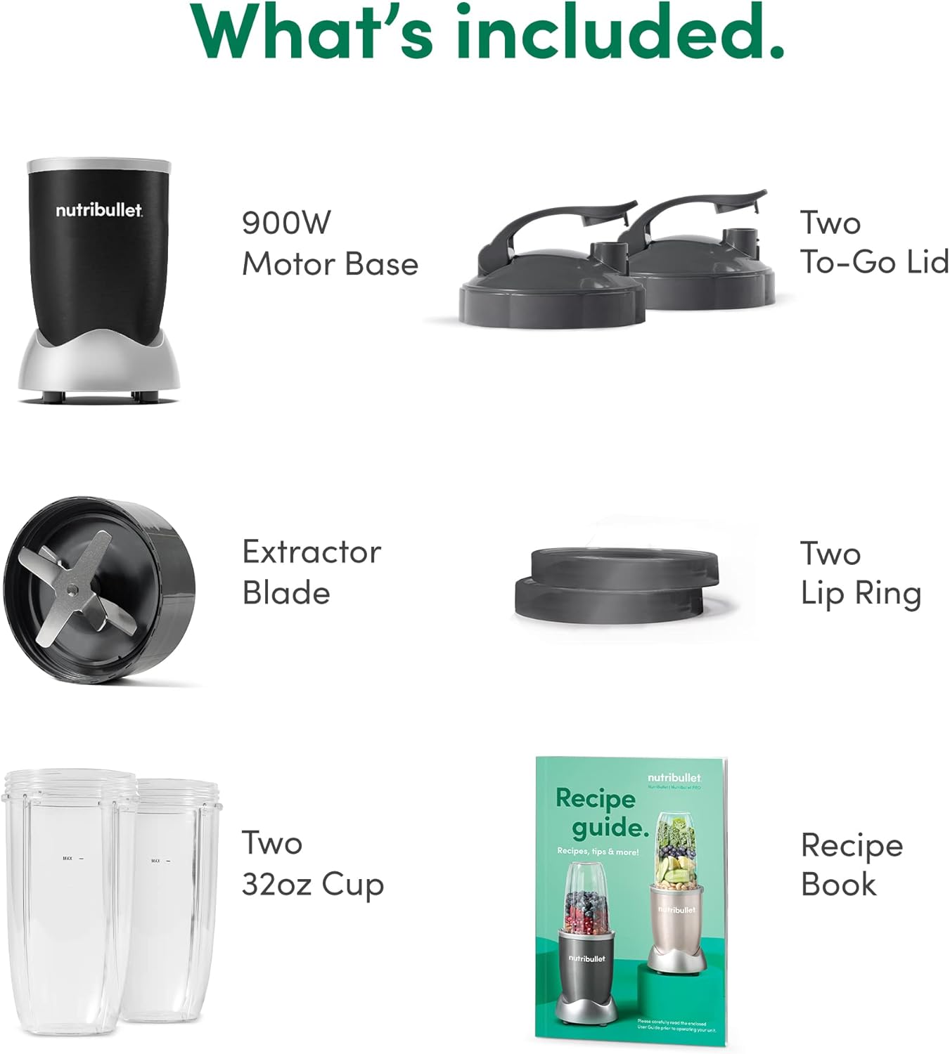 nutribullet® Pro Nutrient Extractor, 900W, Matte Black