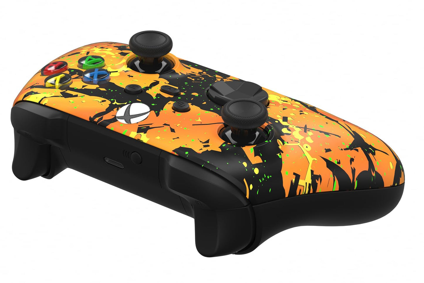 Custom Controllerzz Wireless Controller for Microsoft Xbox Series X/S & Xbox One - Custom Soft Touch Feel - Custom Series X/S Controller (X/S Bloody Zombie)