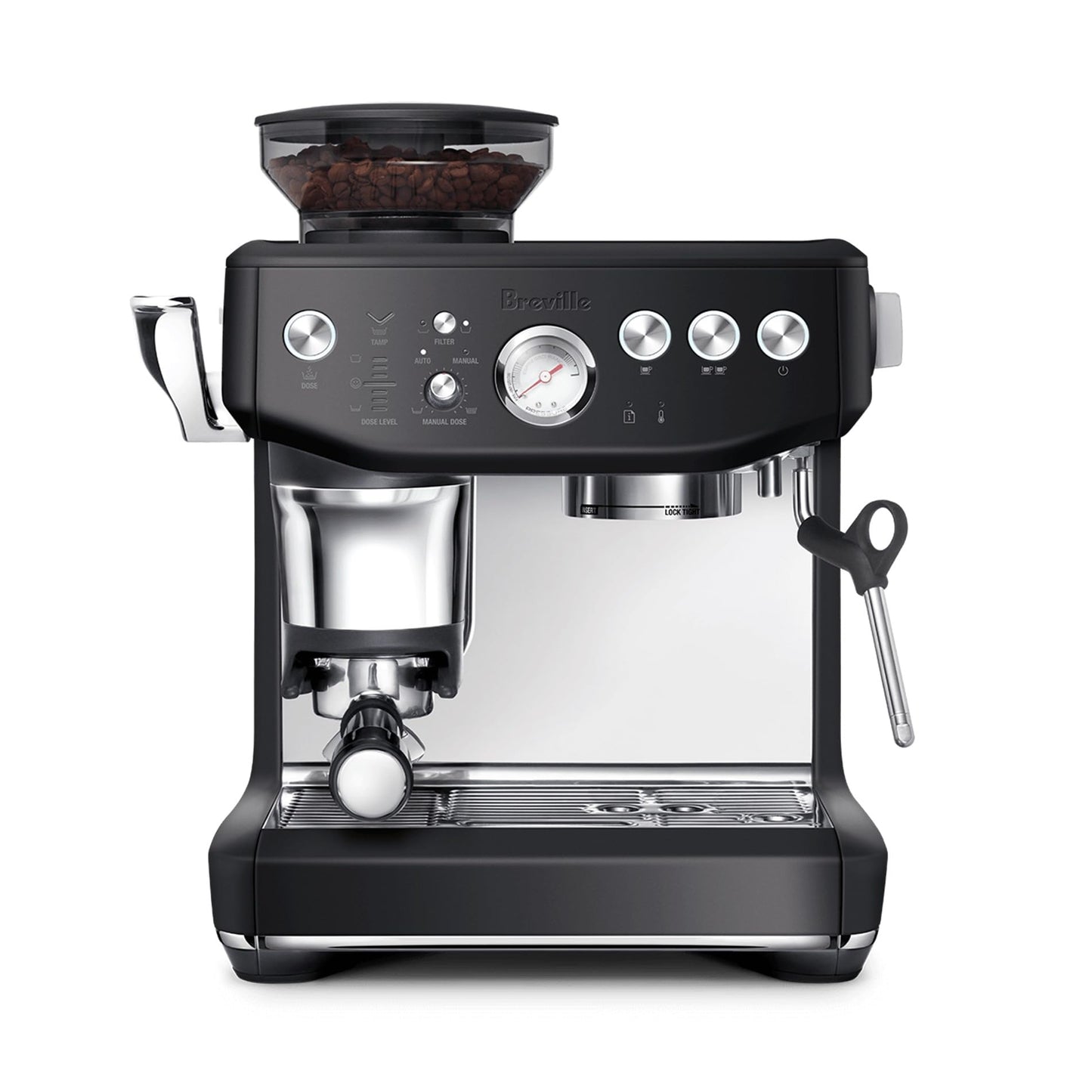 Breville Barista Express Impress Espresso Machine BES876BSS, Brushed Stainless Steel