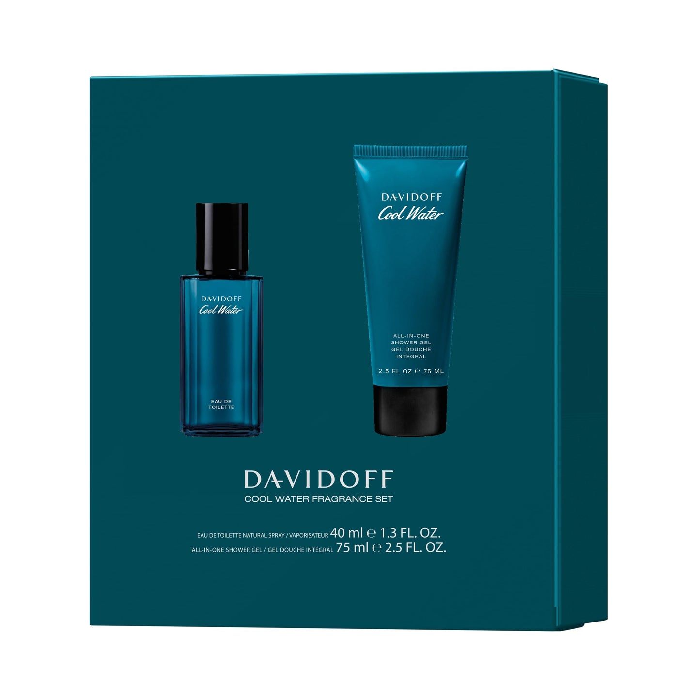 Davidoff Cool Water Eau de Toilette – Aromatic Men's Cologne – With Notes of Coriander, Mint, Lavender & Amber – Long Lasting Fragrance