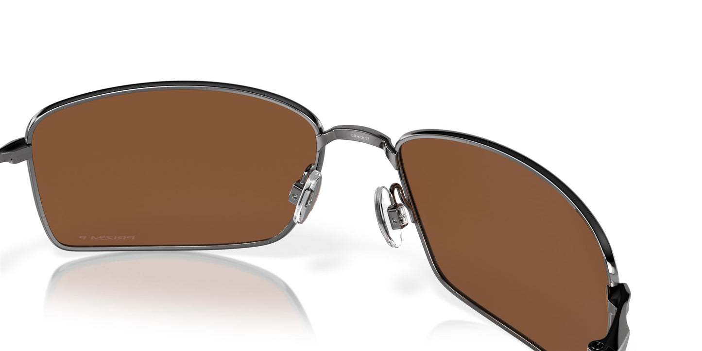 Oakley Men's OO4075 Square Wire Rectangular Metal Sunglasses