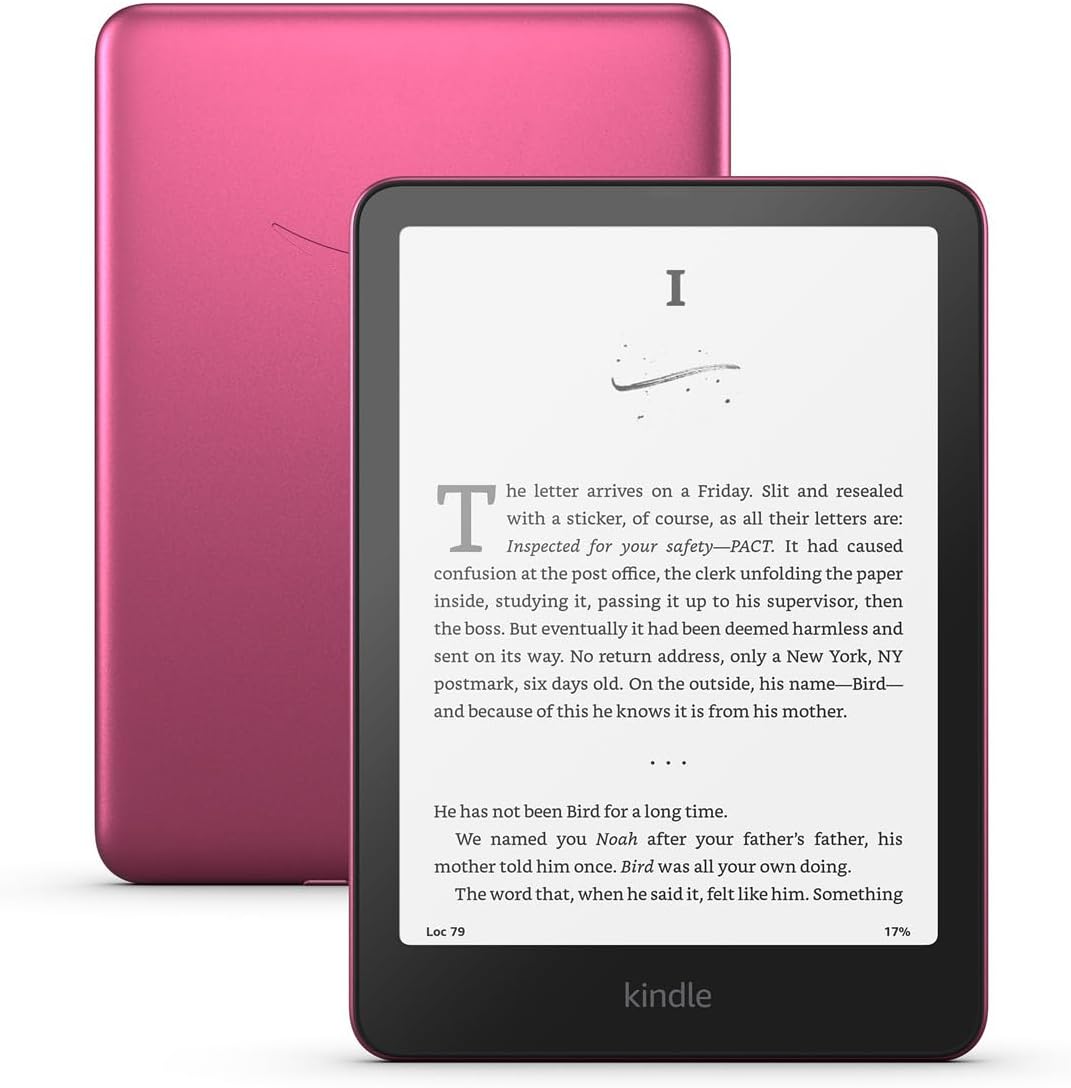 Amazon Kindle Paperwhite Signature Edition 32GB (newest model) – 20% faster with auto-adjusting front light, wireless charging, and weeks of battery life – Metallic Black