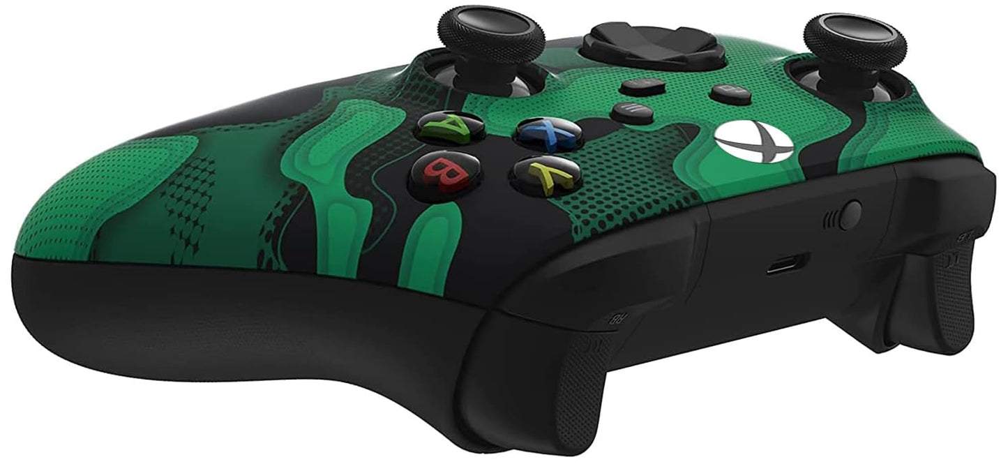 Custom Controllerzz Wireless Controller for Microsoft Xbox Series X/S & Xbox One - Custom Soft Touch Feel - Custom Series X/S Controller (X/S Bloody Zombie)