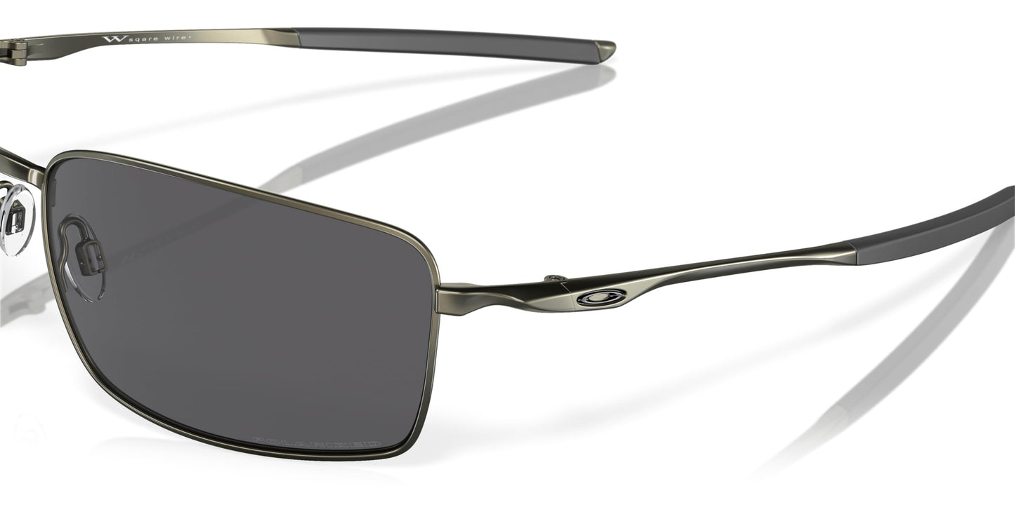 Oakley Men's OO4075 Square Wire Rectangular Metal Sunglasses