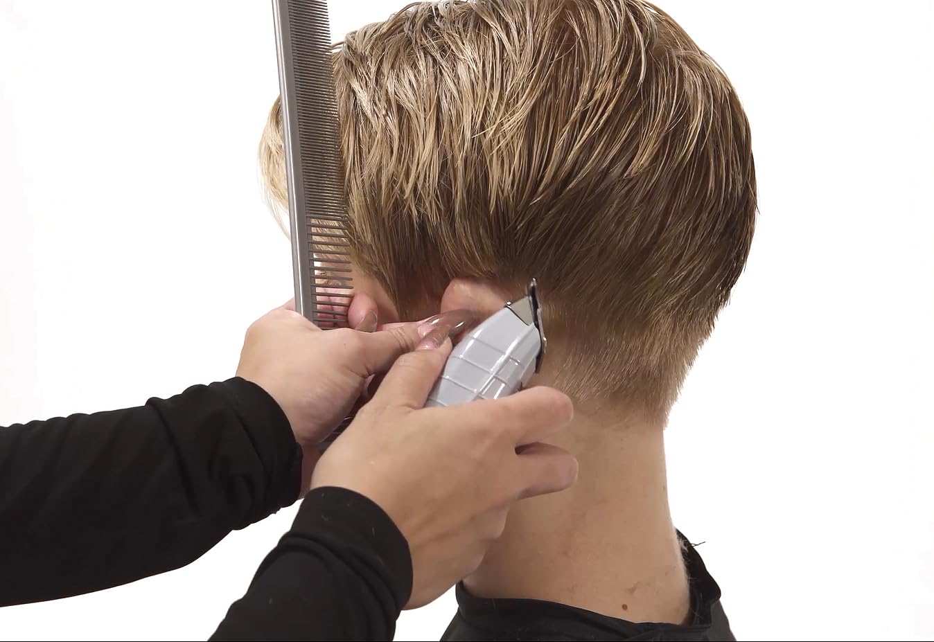 Andis 04780 Professional T-Outliner Beard & Hair Trimmer for Men with Carbon Steel T-Blade, Bump Free Technology – Corded Electric Beard Trimmer, GTO, Grey