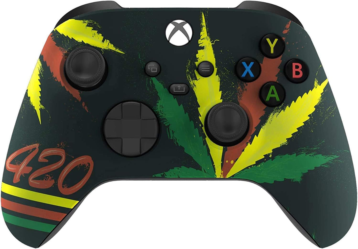 Custom Controllerzz Wireless Controller for Microsoft Xbox Series X/S & Xbox One - Custom Soft Touch Feel - Custom Series X/S Controller (X/S Bloody Zombie)