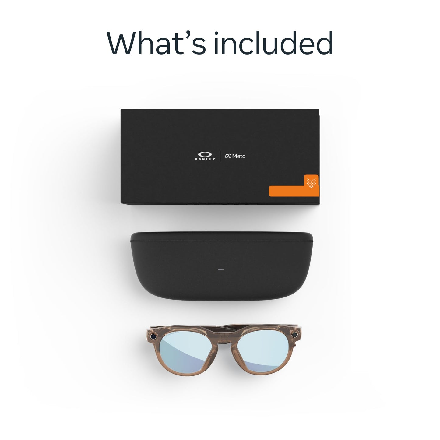Oakley Meta HSTN, Clear | Smart AI Glasses for Men, Women — Performance for Sports, Athletes — Camera, Audio, Video — 8 Hour Battery — 3K HD Resolution — Clear to Grey Transitions® Lenses
