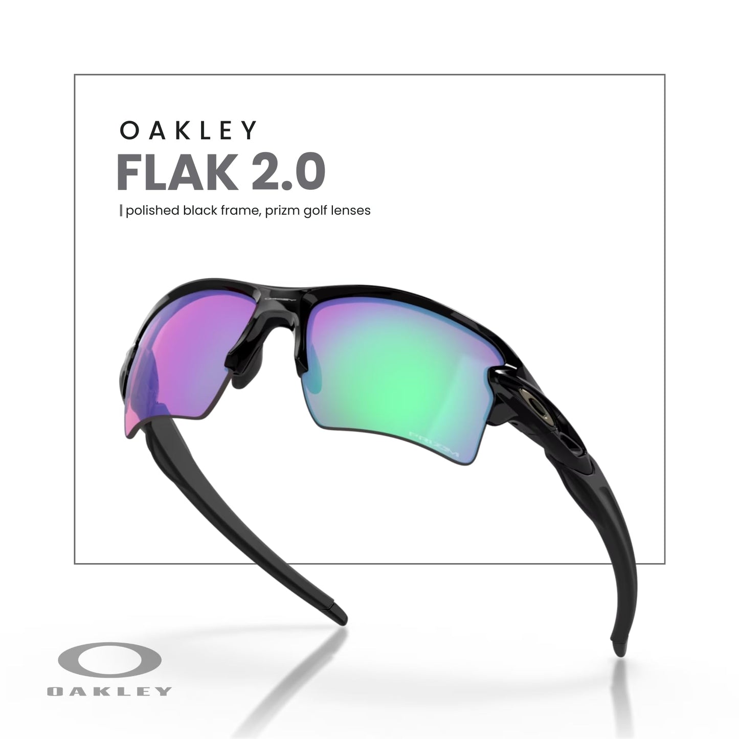 OAKLEY Flak 2.0 XL OO9188 Rectangle Sunglasses For Men+ Bundle Accessory Leash Kit, Microfiber Pouch
