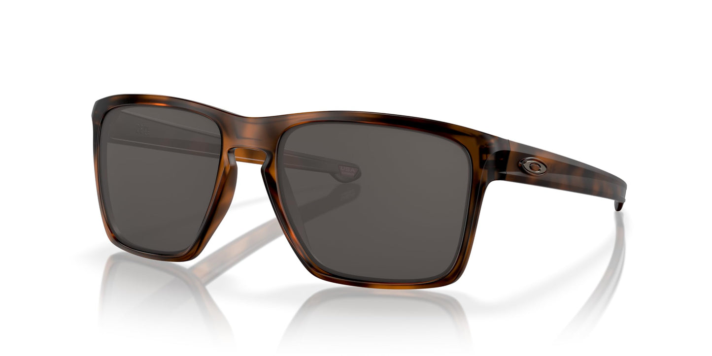 Oakley Man Sunglasses Matte Black Frame, Grey Lenses, 57MM