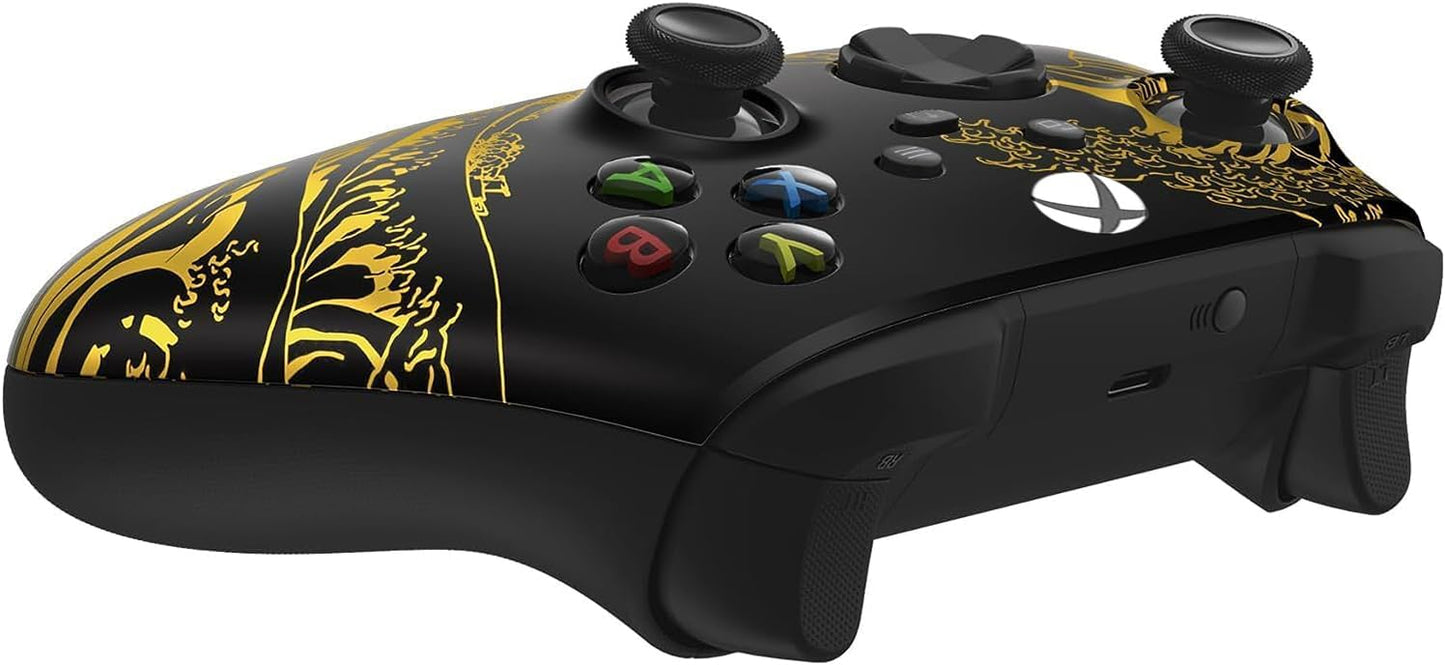 Custom Controllerzz Wireless Controller for Microsoft Xbox Series X/S & Xbox One - Custom Soft Touch Feel - Custom Series X/S Controller (X/S Bloody Zombie)