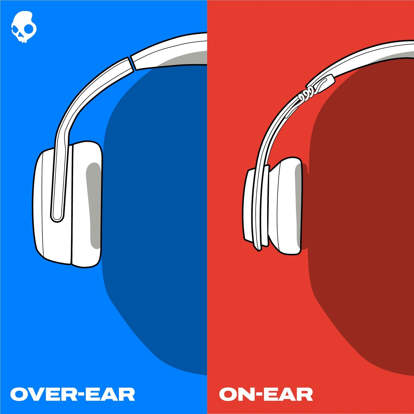 Skullcandy Crusher Evo Wireless Bluetooth Headphones with Extra USB-C Charging Cable, Multi-Sensory Bass, Noise Isolating Over-Ear Fit, 40 Hours Battery, Microphone for iPhone Android - True Black