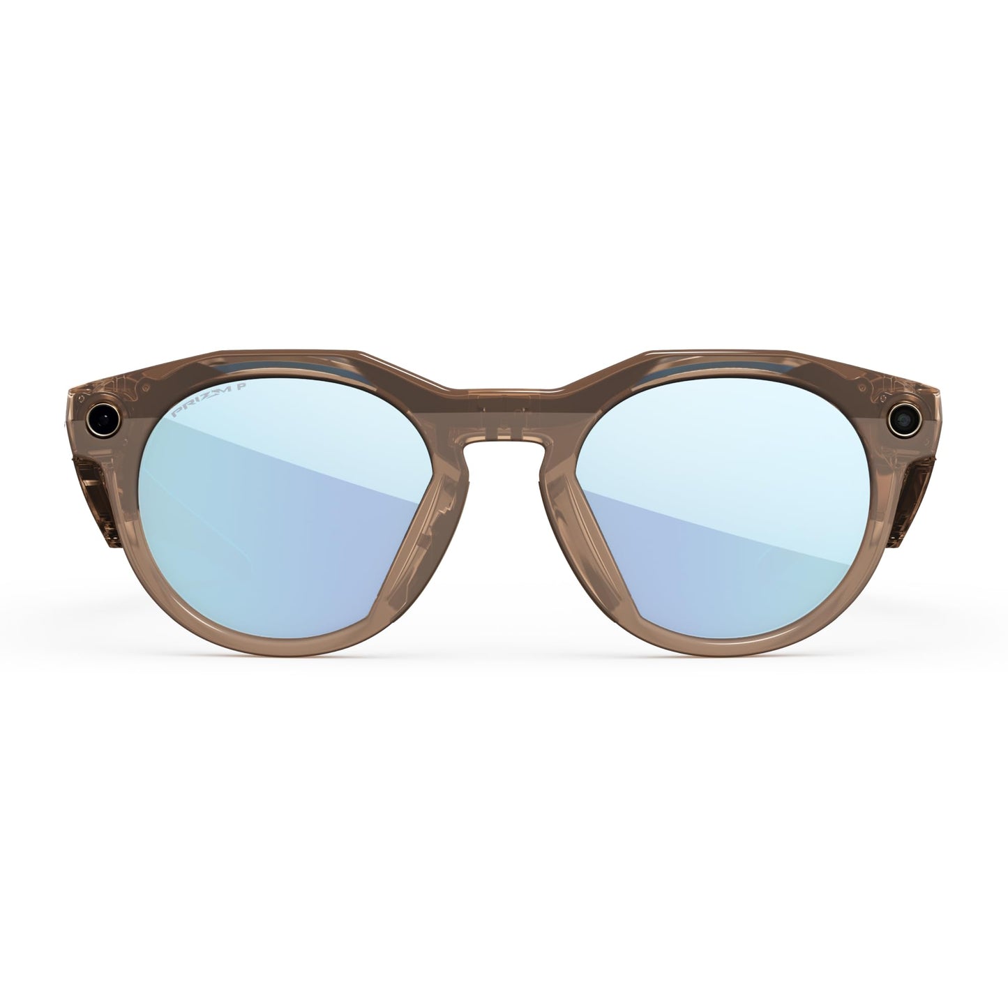 Oakley Meta HSTN, Clear | Smart AI Glasses for Men, Women — Performance for Sports, Athletes — Camera, Audio, Video — 8 Hour Battery — 3K HD Resolution — Clear to Grey Transitions® Lenses