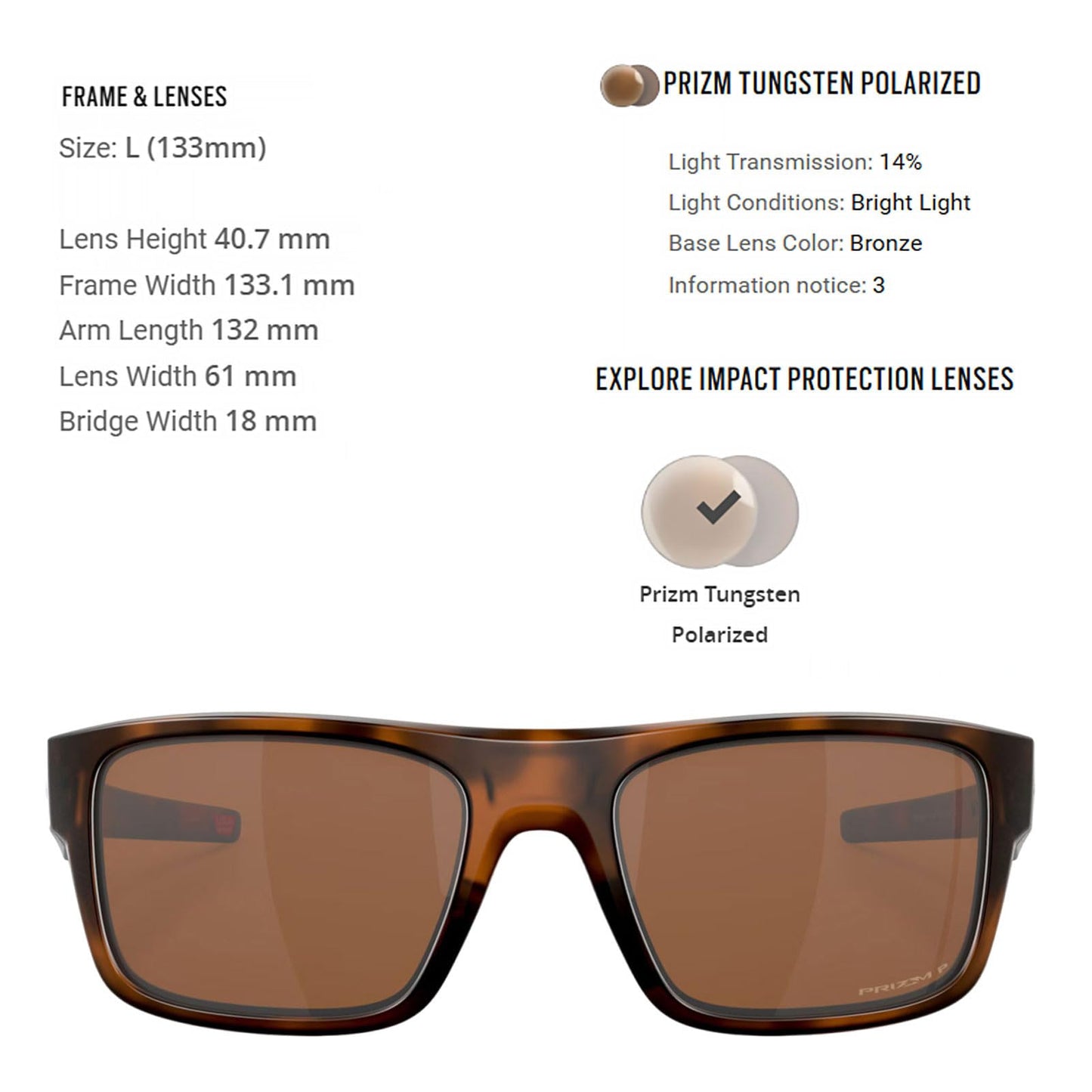 Oakley Mens Oo9367 Drop Point Rectangular Sunglasses