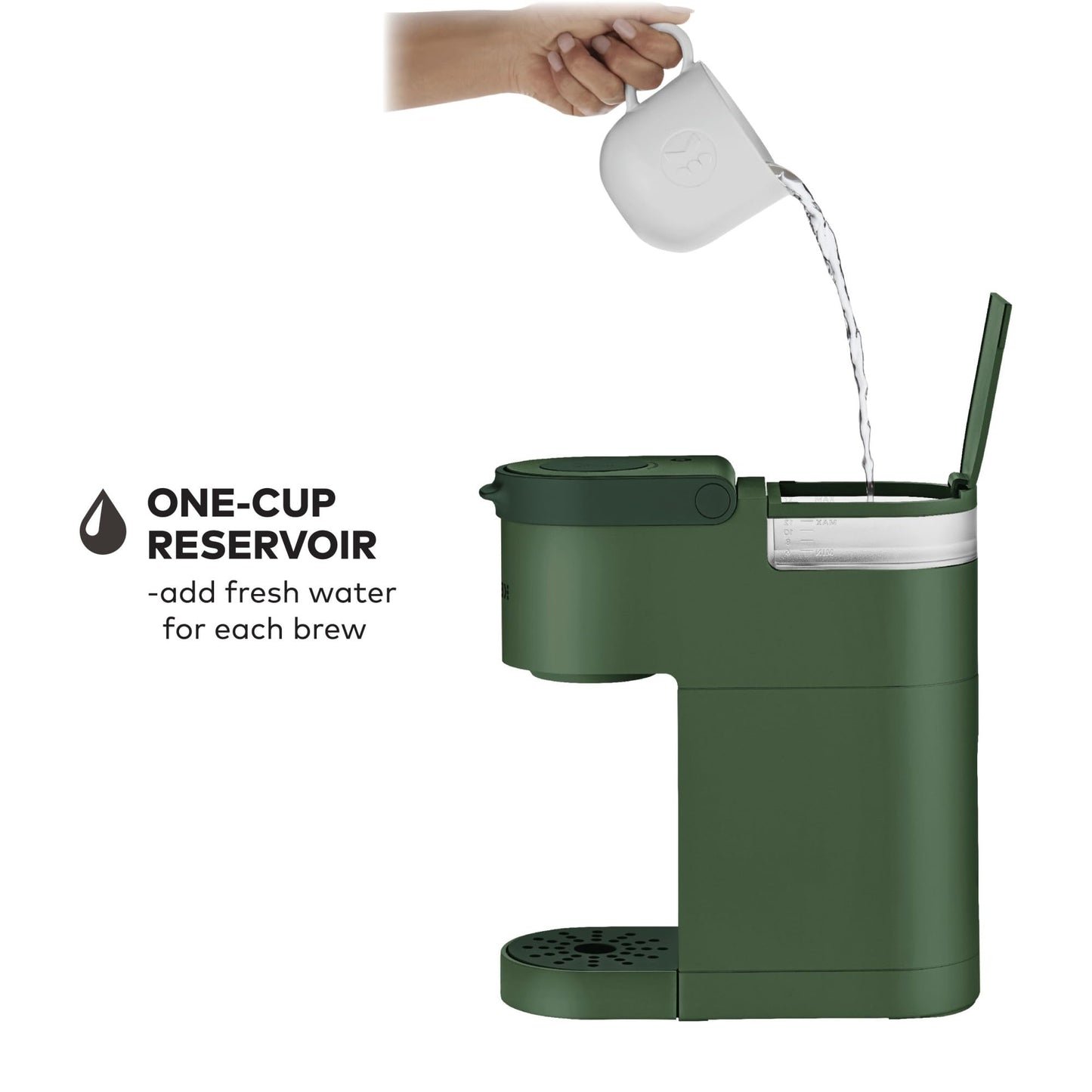 Keurig K-Mini Single Serve K-Cup Pod Coffee Maker, 6 to 12oz Brew size, with Cord Storage, Perfect for Small Spaces, Black