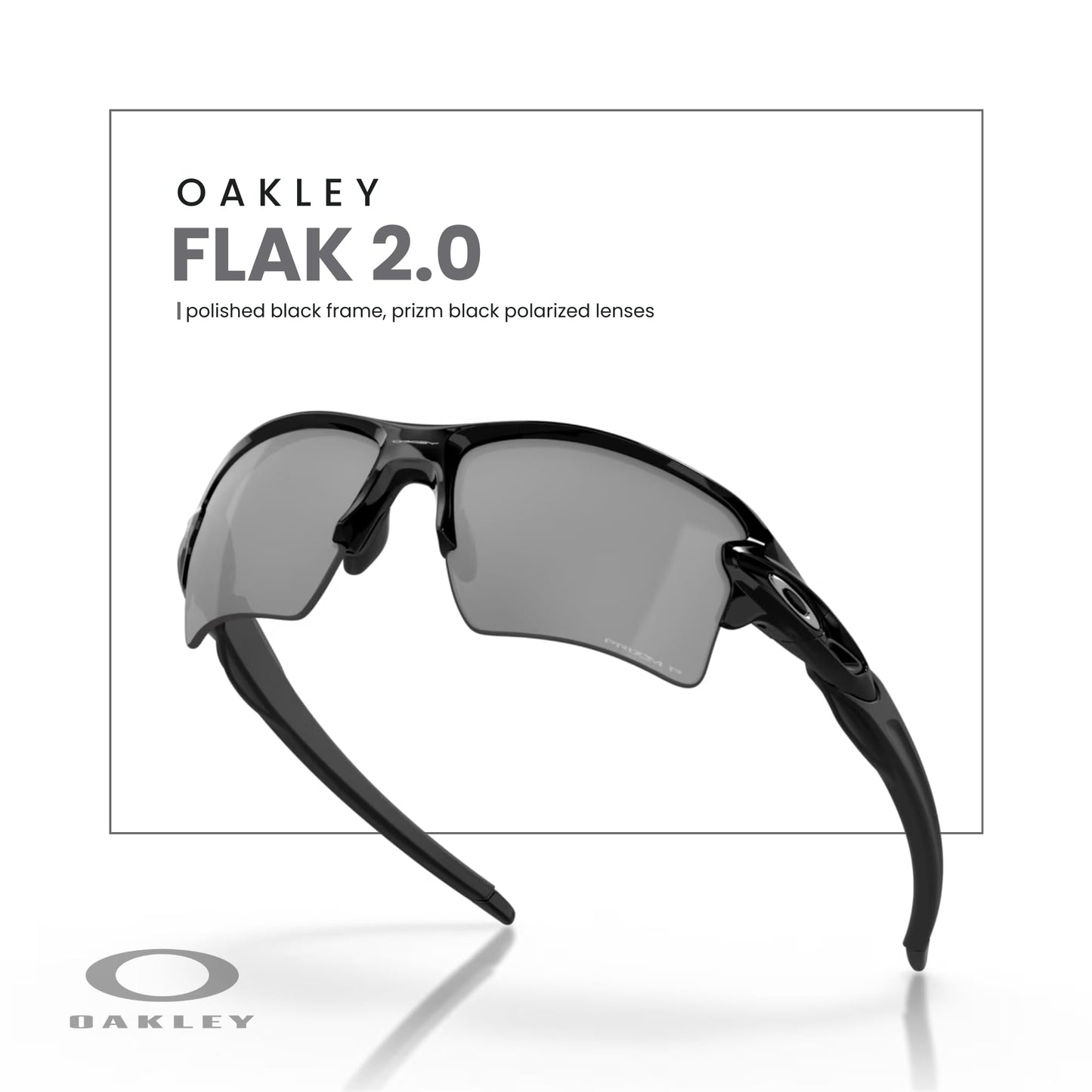 OAKLEY Flak 2.0 XL OO9188 Rectangle Sunglasses For Men+ Bundle Accessory Leash Kit, Microfiber Pouch