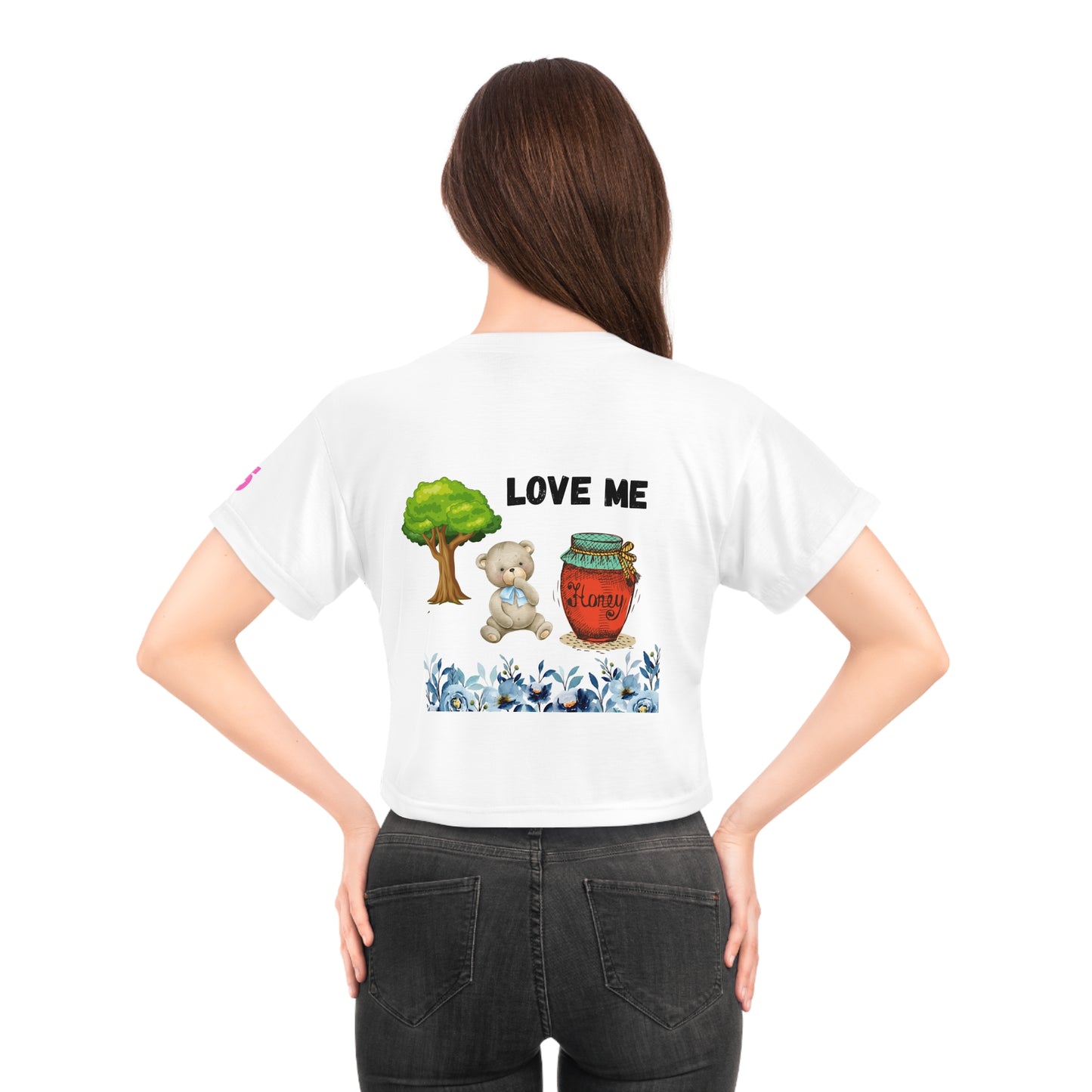 Simple Expressions- Jalena’s teddy bear collection 7 of 15 Crop Tee (AOP)