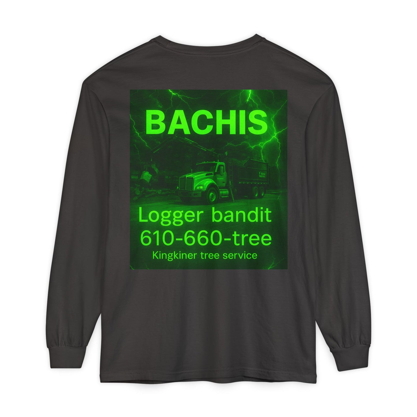 Simple expressions logger bandit T-shirt Unisex Garment-dyed Long Sleeve T-Shirt