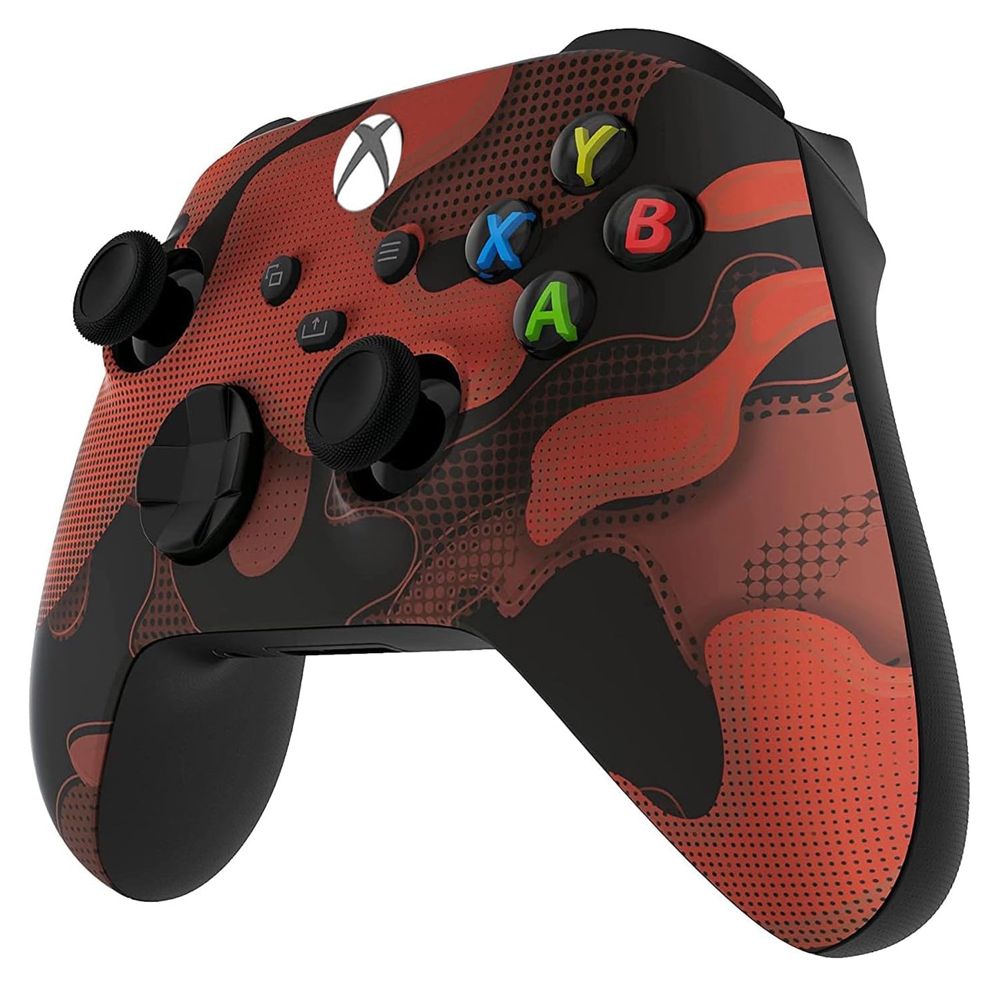Custom Controllerzz Wireless Controller for Microsoft Xbox Series X/S & Xbox One - Custom Soft Touch Feel - Custom Series X/S Controller (X/S Bloody Zombie)