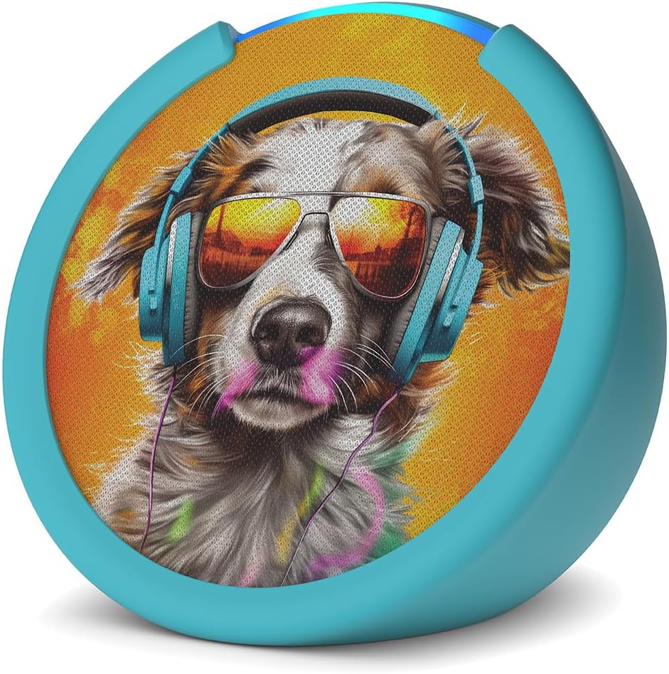 Amazon Echo Pop Kids (newest model), Designed for kids, Designed for Alexa+, parental controls, Includes 6 months of Amazon Kids+, Disney Princess