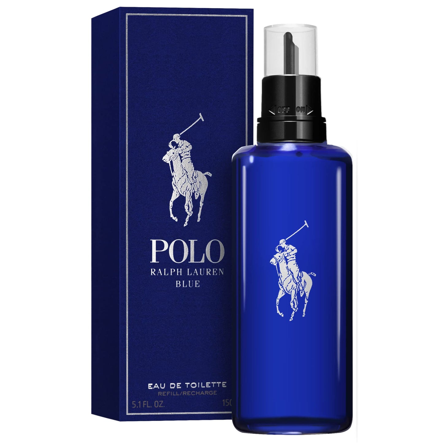 RALPH LAUREN FRAGRANCES - Polo Blue - Eau de Toilette - Men's Cologne - Aquatic & Fresh - With Citrus, Sage, and Suede - Medium Intensity