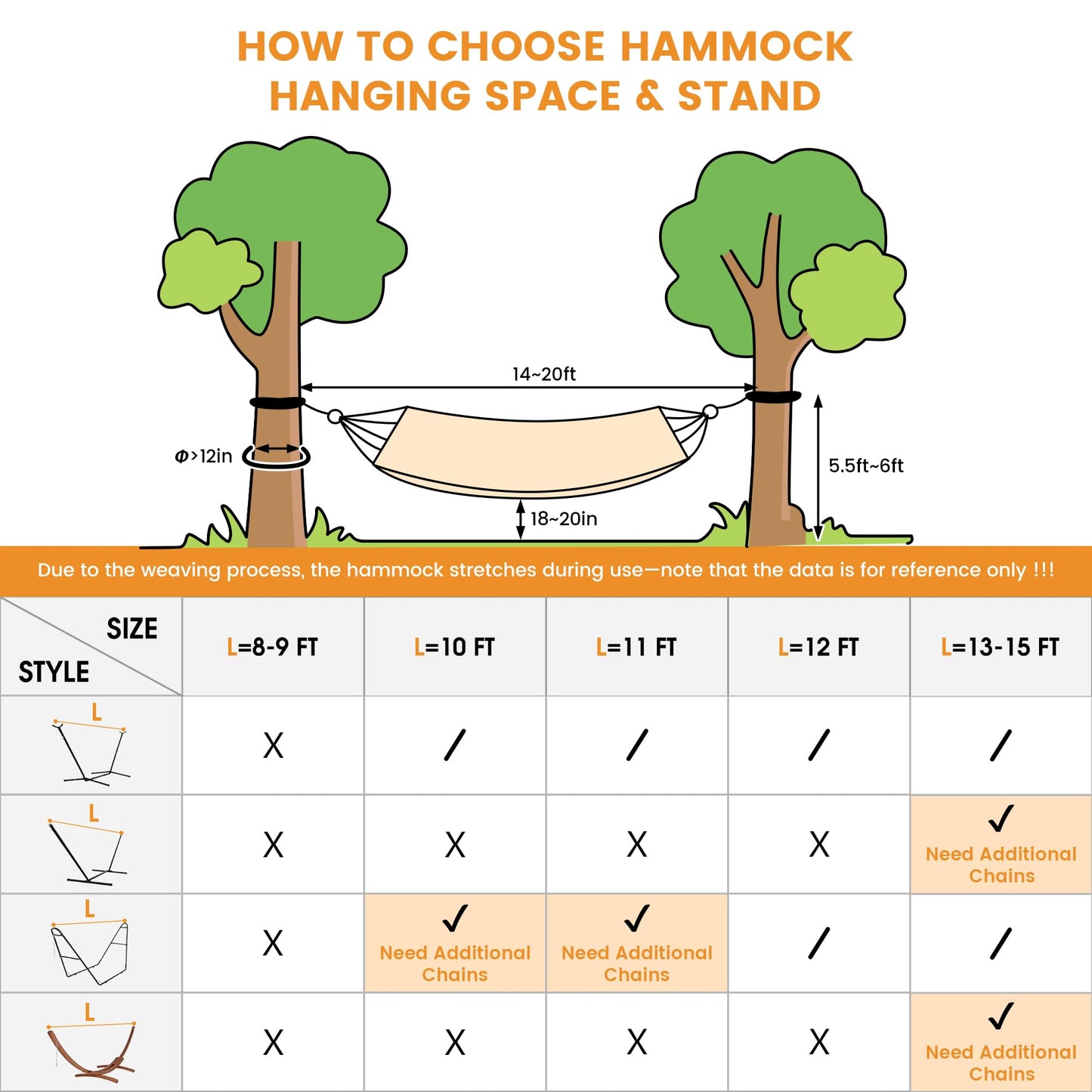 Lazy Daze Hammocks Extra Large Double Hammock, Portable Camping Hammock with Travel Bag & Tree Straps for Outdoor, Camping, Backyard, Patio, 550lbs Capacity, Black & White