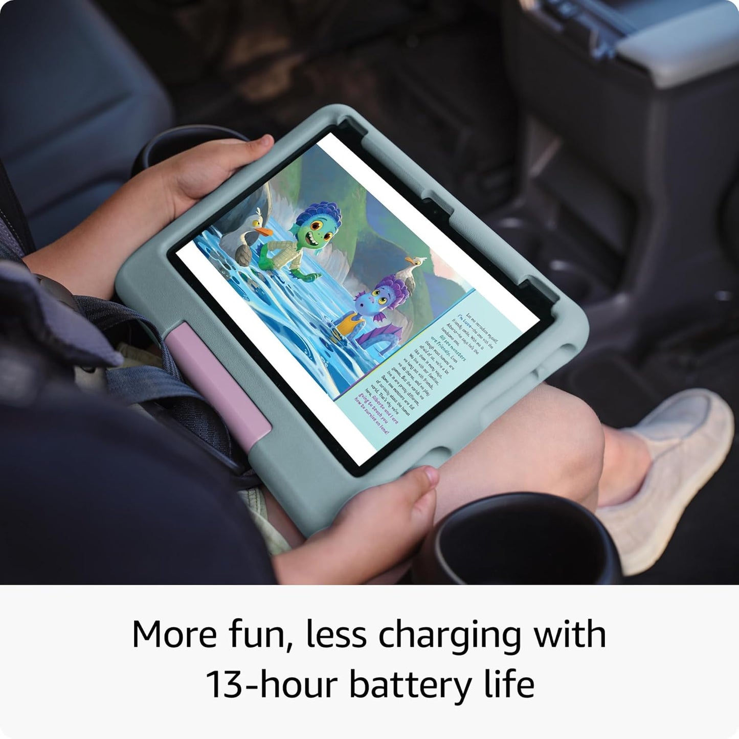 Amazon Fire HD 10 Kids tablet (newest model) ages 3-7 | Bright 10.1" HD screen with included ad-free and exclusive content, robust parental controls, 13-hr battery, 32 GB, Blue