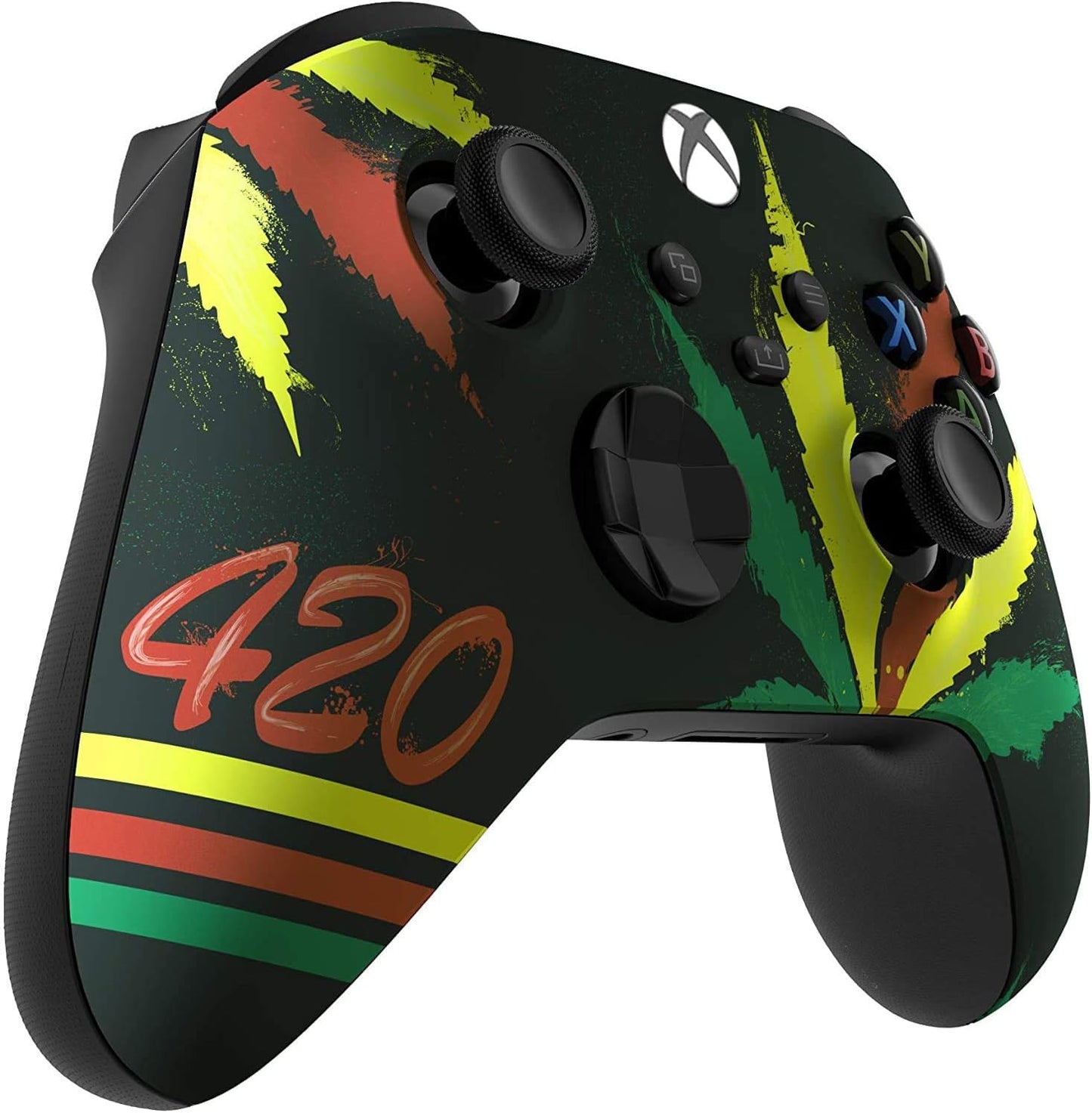 Custom Controllerzz Wireless Controller for Microsoft Xbox Series X/S & Xbox One - Custom Soft Touch Feel - Custom Series X/S Controller (X/S Bloody Zombie)