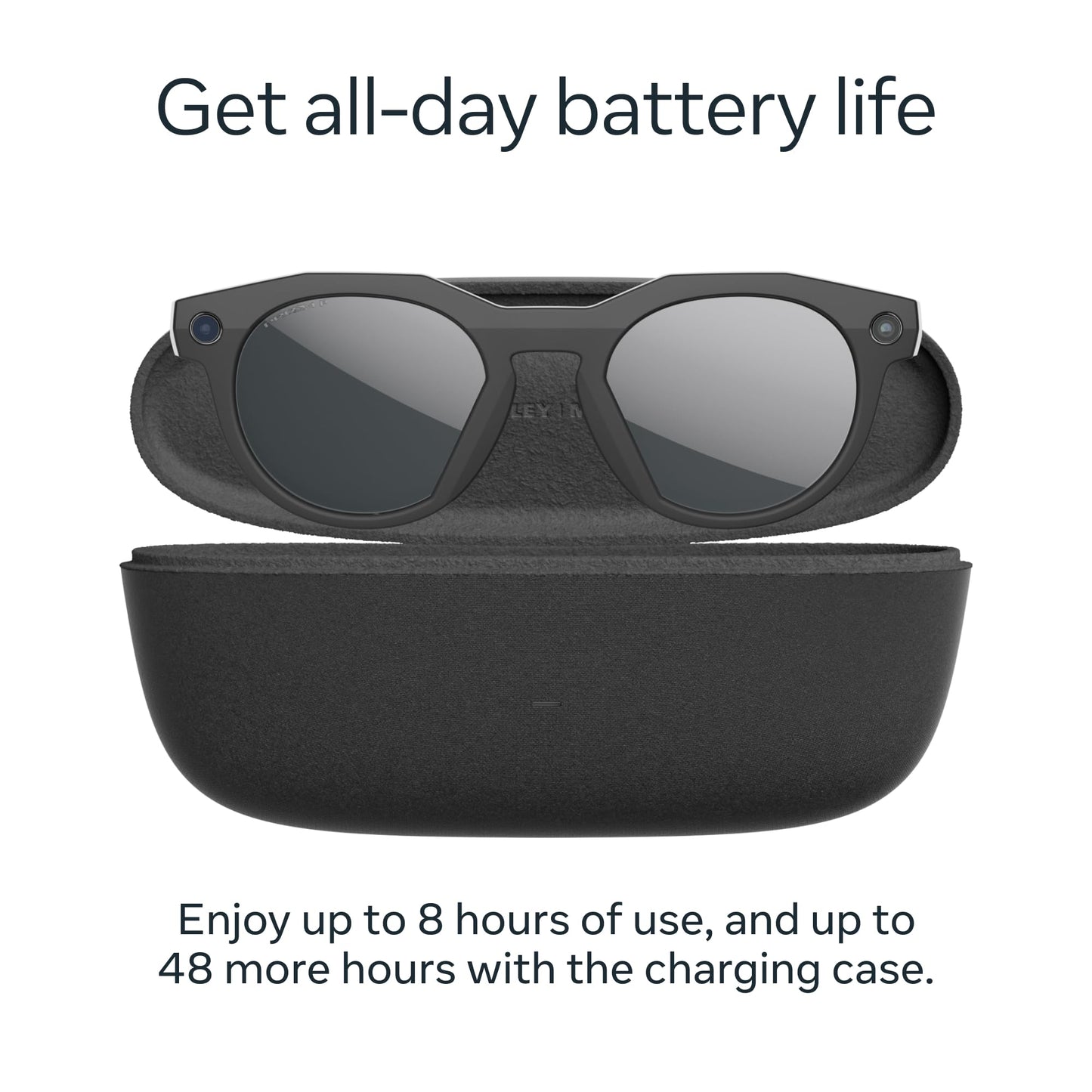 Oakley Meta HSTN, Clear | Smart AI Glasses for Men, Women — Performance for Sports, Athletes — Camera, Audio, Video — 8 Hour Battery — 3K HD Resolution — Clear to Grey Transitions® Lenses