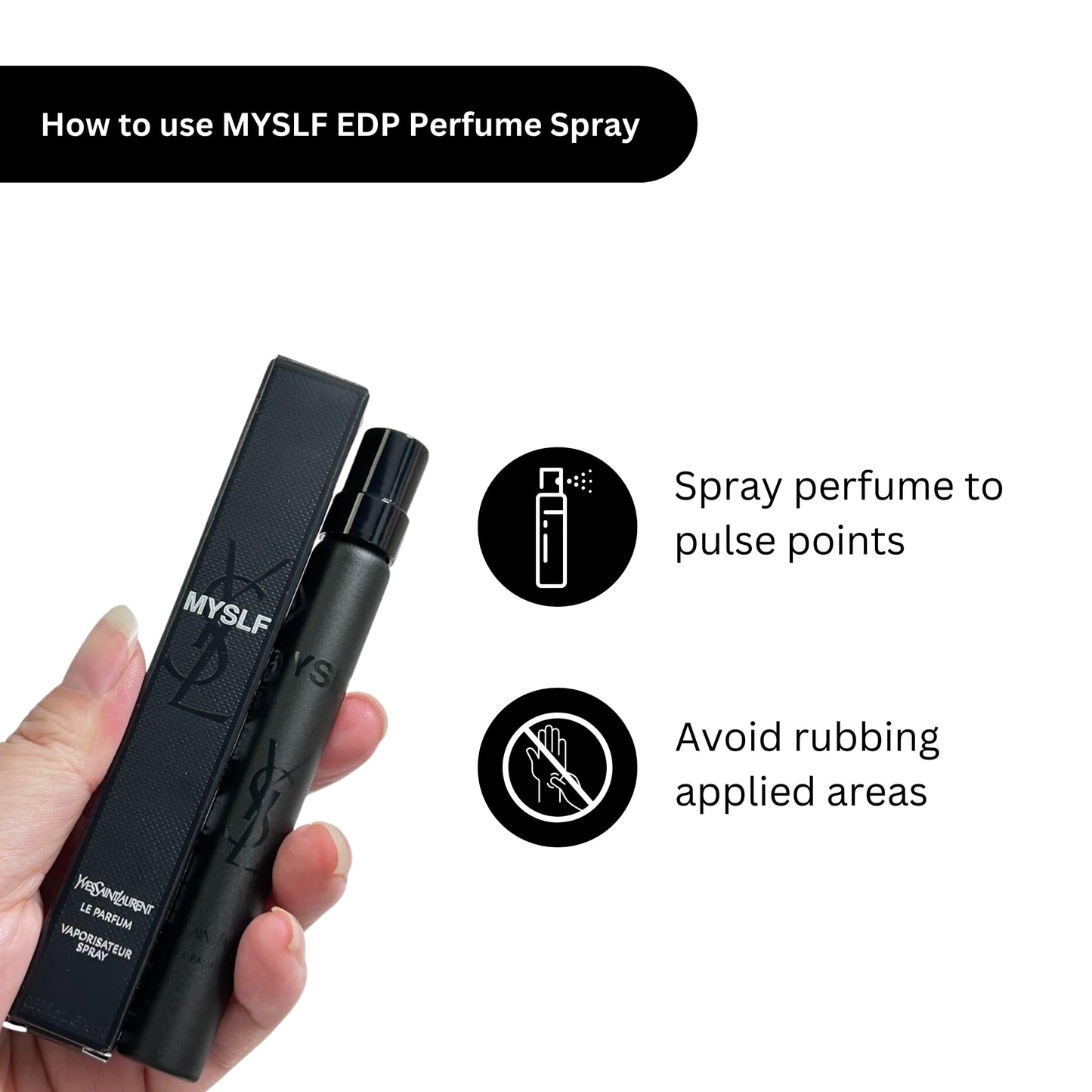 Myslf Le Parfum by Yves Saint Laurent for Men - 2 oz EDP Spray (Refillable)