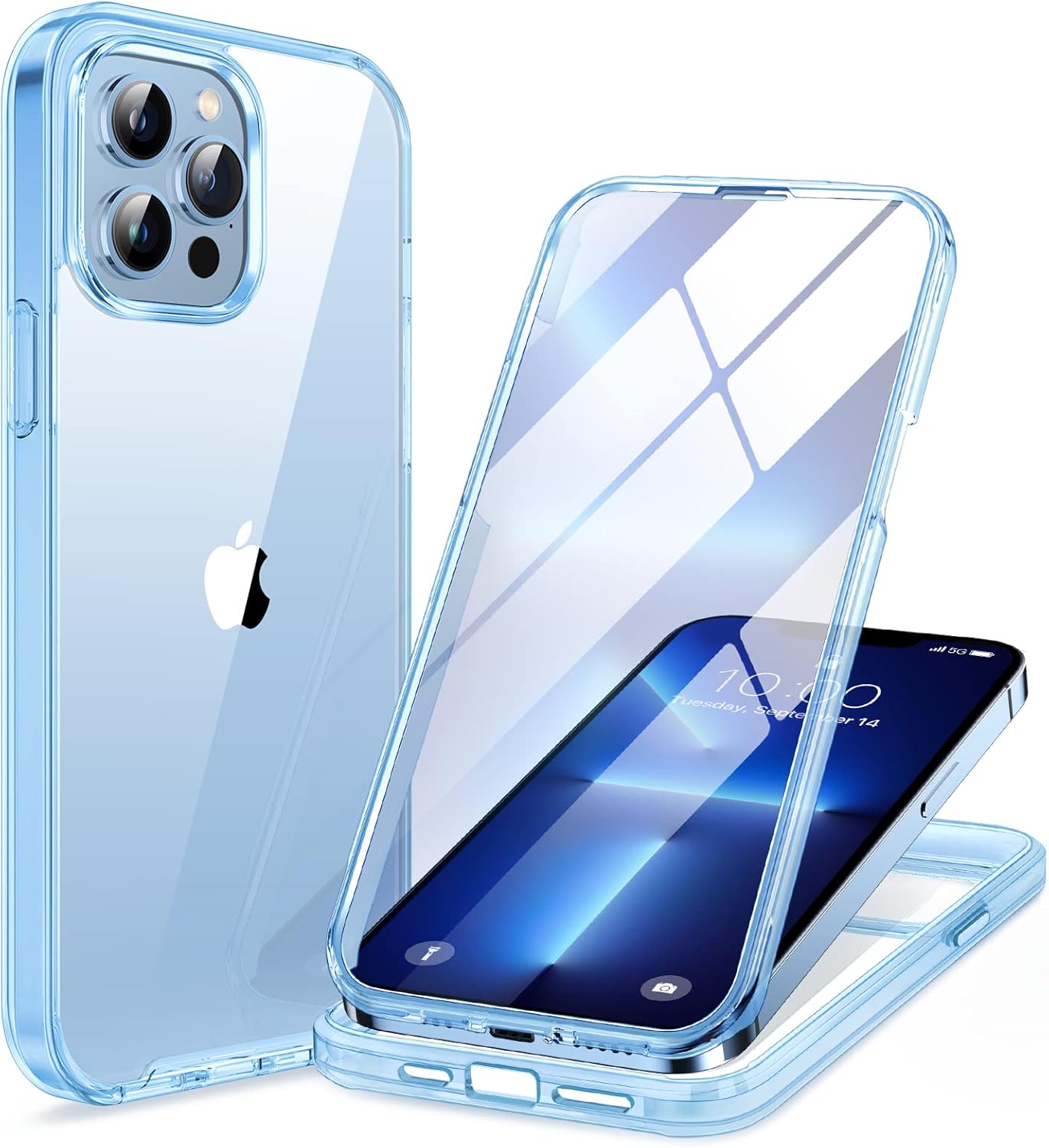 Miracase for iPhone 17e Case& iPhone 16e Case, Full-Body Phone with Built-in Glass Screen Protector, [Magnetic with MagSafe] Military Drop Proof 17 E/ 16 E Cover Bumper 6.1 inch, Black
