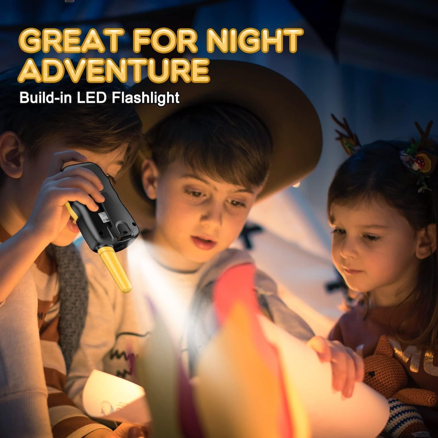 Selieve Toys for 3-12 Year Old Boys Girls, Easter Basket Stuffers, Walkie Talkies for Kids 22 Channels 2 Way Radio Toy with Backlit LCD Flashlight, 3 Miles Range for Outside, Camping, Hiking