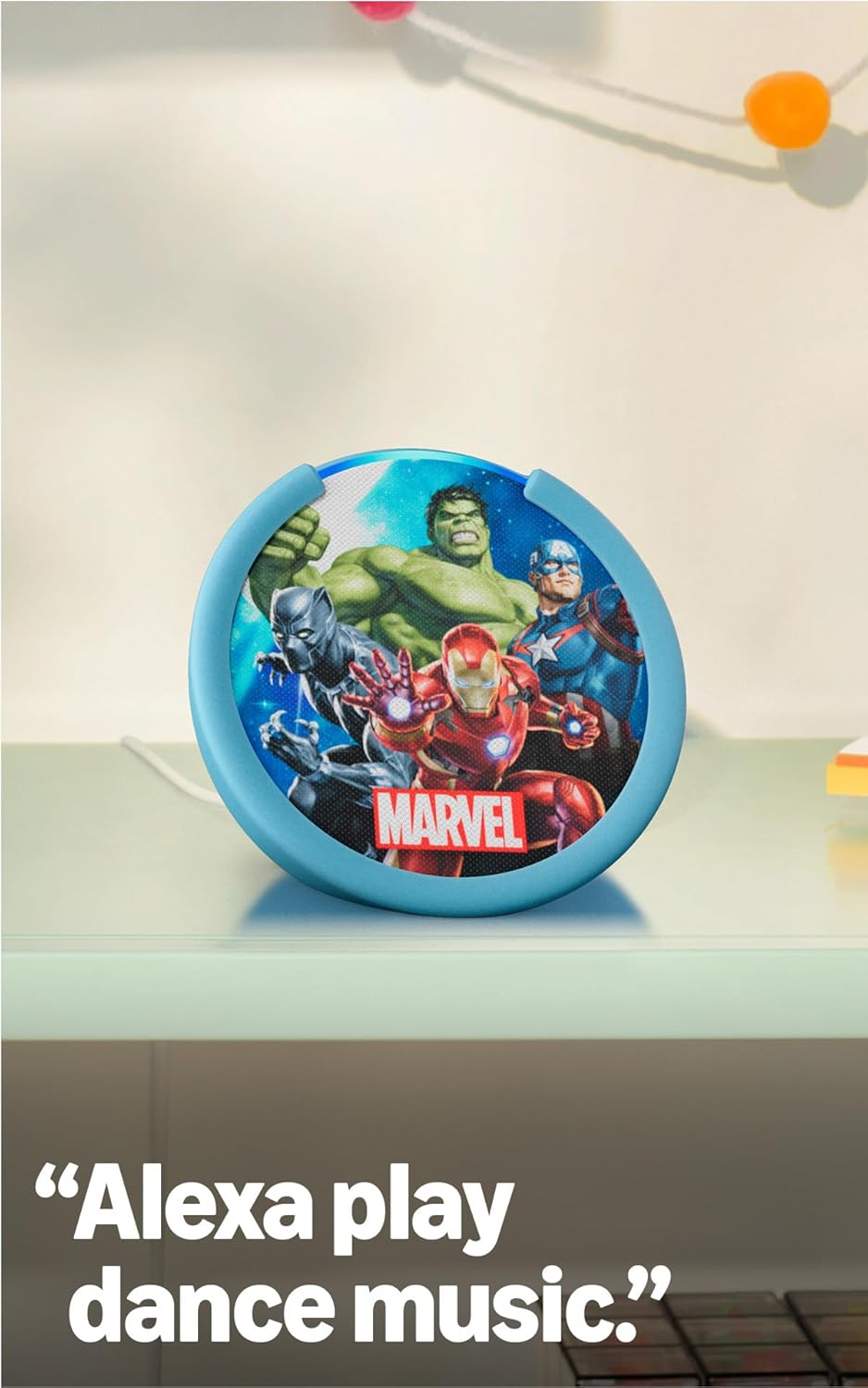 Amazon Echo Pop Kids (newest model), Designed for kids, Designed for Alexa+, parental controls, Includes 6 months of Amazon Kids+, Disney Princess